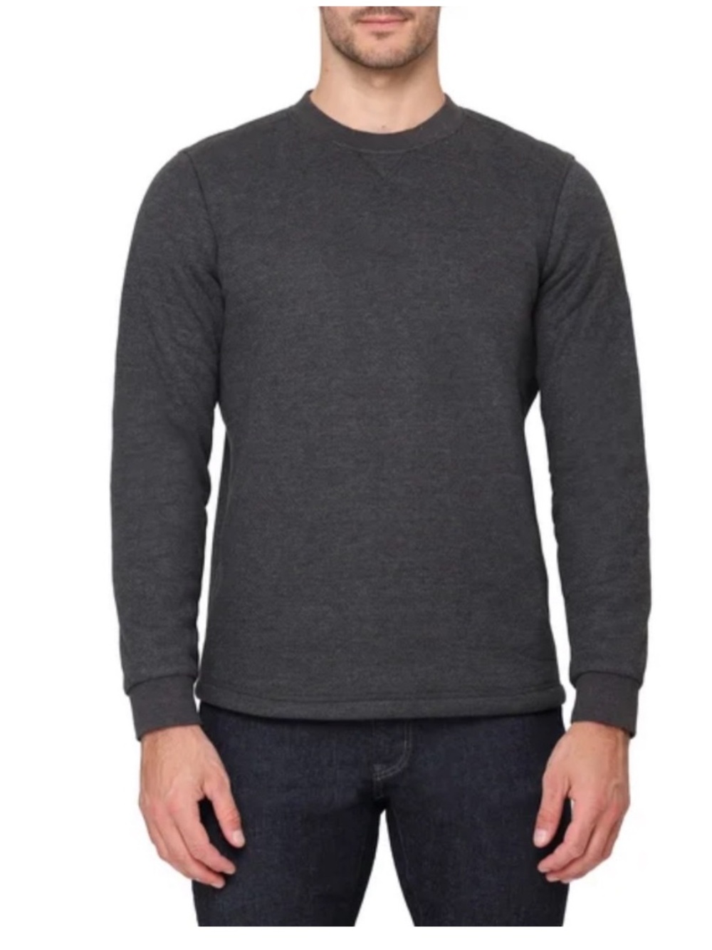 The B.C. Clothing Co. Heritage Men's Long Sleeve Crew Neck with Sherpa Interior